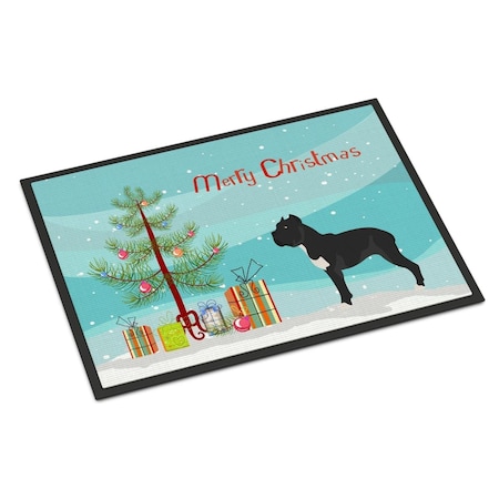 Carolines Treasures Cane Corso Christmas Indoor or Outdoor Mat - 18 x 27 in. BB8507MAT